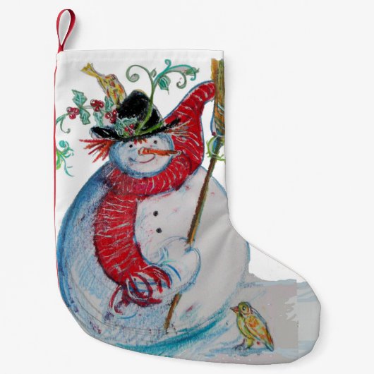 PETITE CHAUSSETTE DE NOËL DRUNKEN SNOWMAN (Devant)