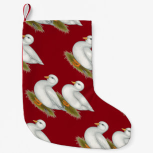 Petite Chaussette De Noël Ducks : White Calls