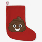 Petite Chaussette De Noël Dunette Brown idiote folle Emoji (Devant)