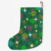 Petite Chaussette De Noël Éclairage de Noël double face (Dos)