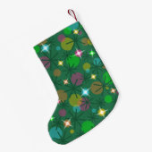 Petite Chaussette De Noël Éclairage de Noël double face (Dos (Accrochage))