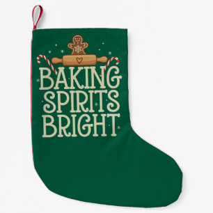 Petite Chaussette De Noël Éclairer les esprits de Noël drôle de Noël Baker
