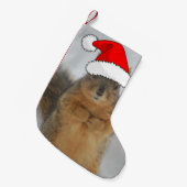 Petite Chaussette De Noël Écureuil de Noël (Devant (Accrochage))