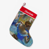 Petite Chaussette De Noël Edgar Degas - Danseurs Bleus (Devant (Accrochage))