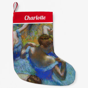 Petite Chaussette De Noël Edgar Degas - Danseuses bleues