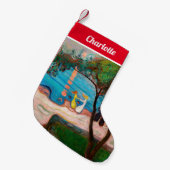 Petite Chaussette De Noël Edvard Munch - Danse sur la plage (Devant (Accrochage))