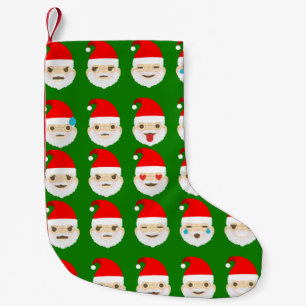 Petite Chaussette De Noël Éémoticônes père Noël stockage