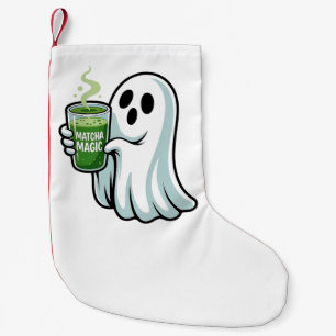 Petite Chaussette De Noël Éffrayant Halloween Fantôme Boire Matcha Boire