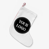 Petite Chaussette De Noël élégant, moderne, raffiné et éditable. (Devant (Accrochage))