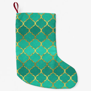 Petite Chaussette De Noël Elégant or tendance fausse parties scintillant qua