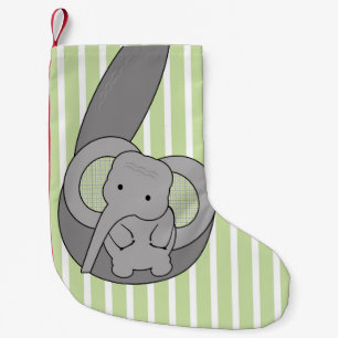 Petite Chaussette De Noël Éléphant de bébé