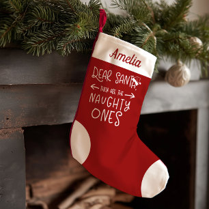Petite Chaussette De Noël Elles sont les vilaines Câlins drôles