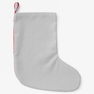 Petite Chaussette De Noël Emballage Cadeau Moderne Noël Motif Gris