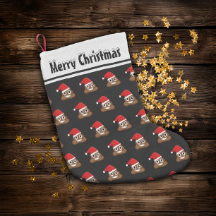 Petite Chaussette De Noël émoticônes de Noël émoji motif mignon