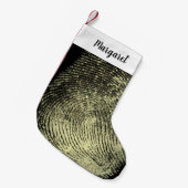 Petite Chaussette De Noël Empreinte de boucle inversée (Devant (Accrochage))