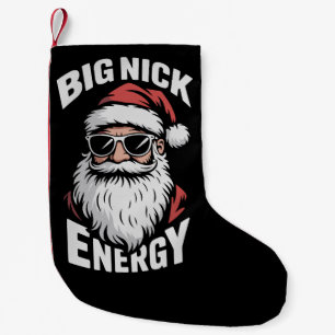 Petite Chaussette De Noël Énergie Big Nick Lunettes de soleil drôles de Sant