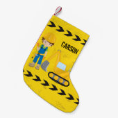 Petite Chaussette De Noël Enfants de construction personnalisés (Devant (Accrochage))