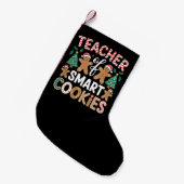 Petite Chaussette De Noël Enseignant De Noël Des Cookies Intelligents (Devant (Accrochage))