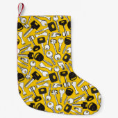 Petite Chaussette De Noël Ensemble de clés Arrière - plan (Devant)