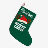 Petite Chaussette De Noël Équipage de l'infirmière de Noël Noël Noël (Devant (Accrochage))
