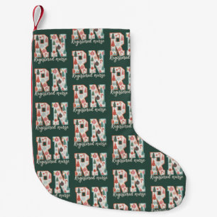 Petite Chaussette De Noël Équipe d'infirmières diplômées de Noël Infirmière