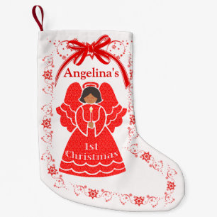 Petite Chaussette De Noël ęr Nom ethnique de coutume de bébé d'ange de No