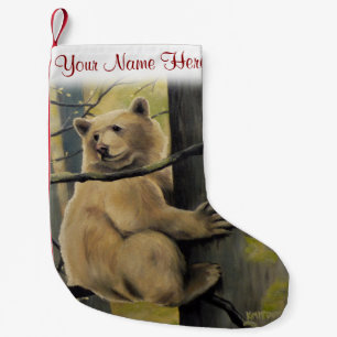 Petite Chaussette De Noël Esprit Ours Noël Stocking Kermode Stocking