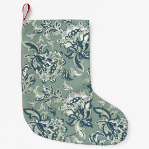 Petite Chaussette De Noël ethnic floral seamless folkloric