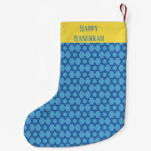 Petite Chaussette De Noël Étoile juive Hanoukka de David Beauté (Dos)