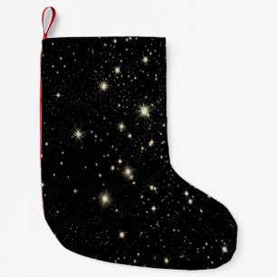 Petite Chaussette De Noël étoiles de nuit ciel étoilé ciel
