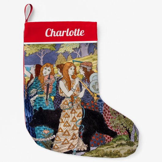 Petite Chaussette De Noël Eugene Grasset - Panneau décoratif Harmony (Devant)