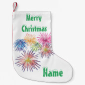 Petite Chaussette De Noël Explosion de feux d'artifice Thunder_Cove (Devant)