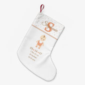 Petite Chaussette De Noël Faire-part de naissance de bébé (Devant (Accrochage))