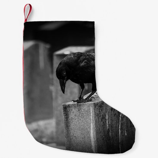 Petite Chaussette De Noël Falln Cemetery Crow (Devant)
