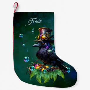 Petite Chaussette De Noël Fantastique crow steampunk