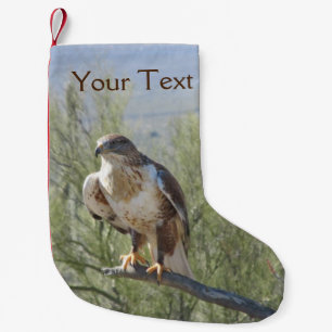 Petite Chaussette De Noël Faucon ferrugineux