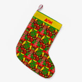 Petite Chaussette De Noël Festif de Noël personnalisé affreux pulls (Devant (Accrochage))