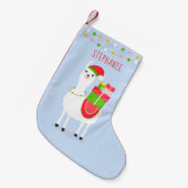 Petite Chaussette De Noël Festive Llama Christmas (Devant (Accrochage))