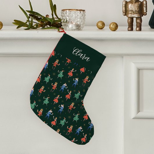 Petite Chaussette De Noël Fête de Cocktail Casse-Noisette Personnalisée
