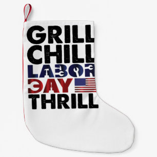 Petite Chaussette De Noël Fête de grill Usa America Jour de la fête du Trava