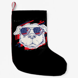 Petite Chaussette De Noël Fête de l'Indépendance Patriotique Dons d'amoureux