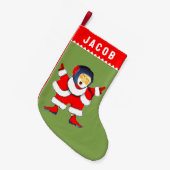 Petite Chaussette De Noël Fête de lutte (Devant (Accrochage))