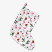 Petite Chaussette De Noël Fête du Flamant rose de Noël | Vacances (Devant (Accrochage))