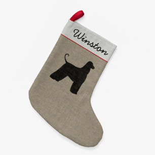 Petite Chaussette De Noël Fête Personnalisée Du Chien À La Haine Afghane