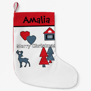 Petite Chaussette De Noël Fêtes Abstraites Joyeux Noël Joyeux Nouvel An d