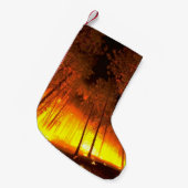 Petite Chaussette De Noël Feu forestier (Devant (Accrochage))