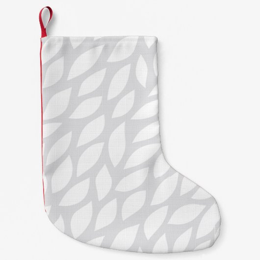 Petite Chaussette De Noël feuille d'arbre (Devant)
