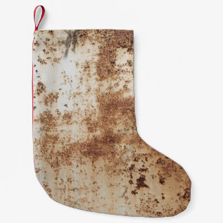 Petite Chaussette De Noël Feuille de métal arrière - plan texture