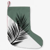 Petite Chaussette De Noël Feuille de palme (Devant)