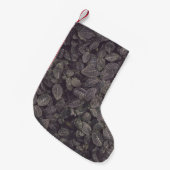 PETITE CHAUSSETTE DE NOËL FEUILLE VERT (Devant (Accrochage))
